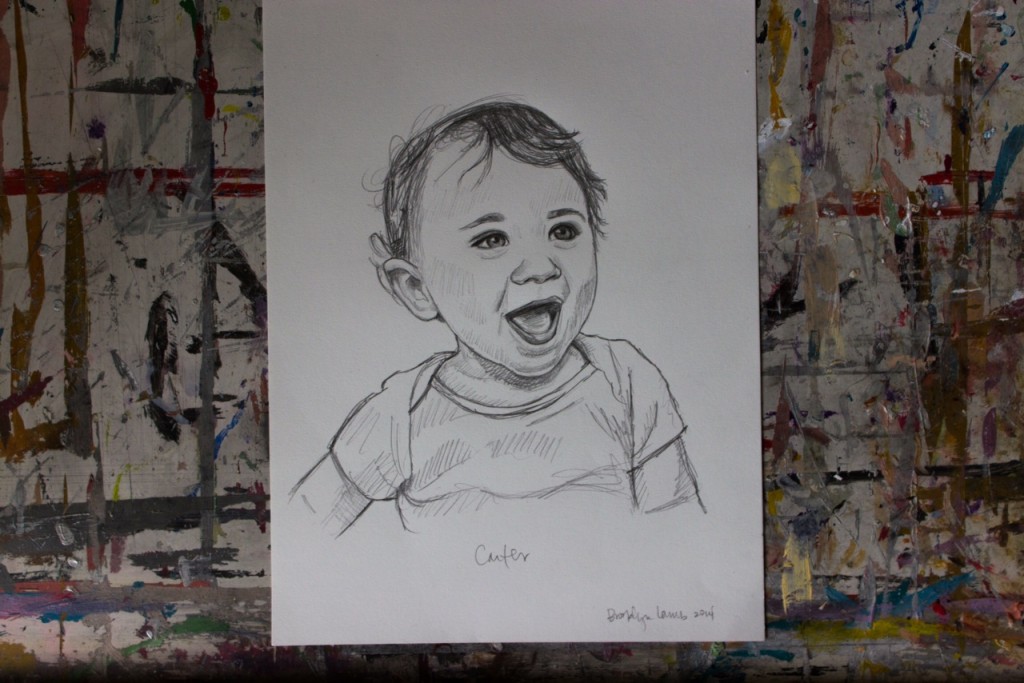 Pencil Drawing of Carter